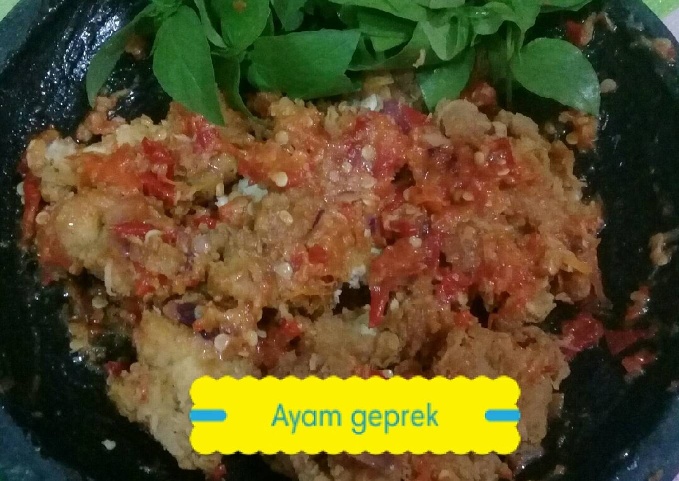 Ayam geprek