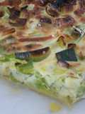 Leek and Fourme d'Ambert Tart