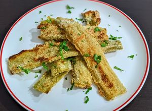 Una foto de Milanesas de pencas de acelga