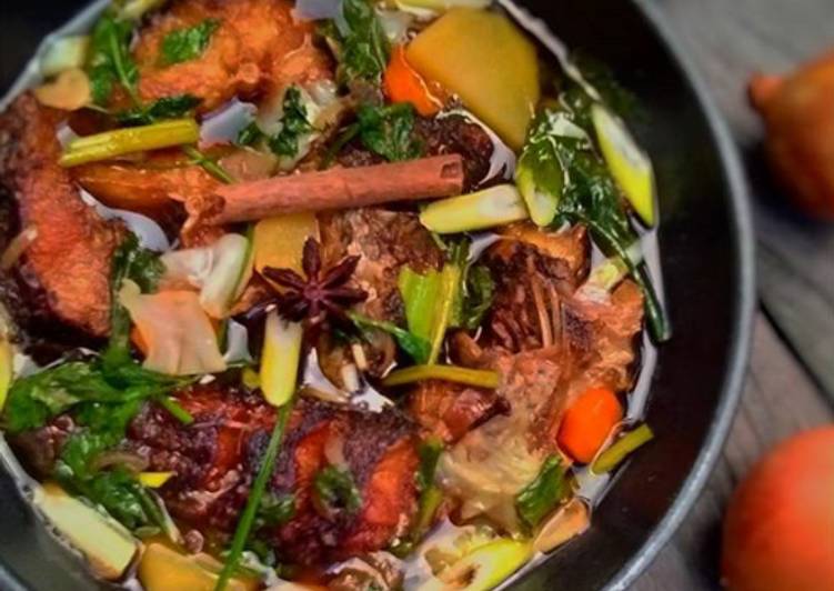 Ikan gabus/ikan haruan masak kecap