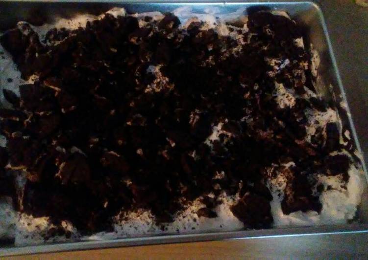 Recipe of Any-night-of-the-week Icecream sandwhich cake!