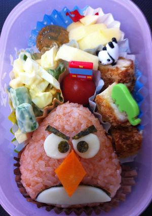 Foto resep Angry Bird Bento