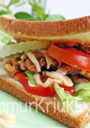 Foto resep Jamur Kriuk Eyang Sandwich