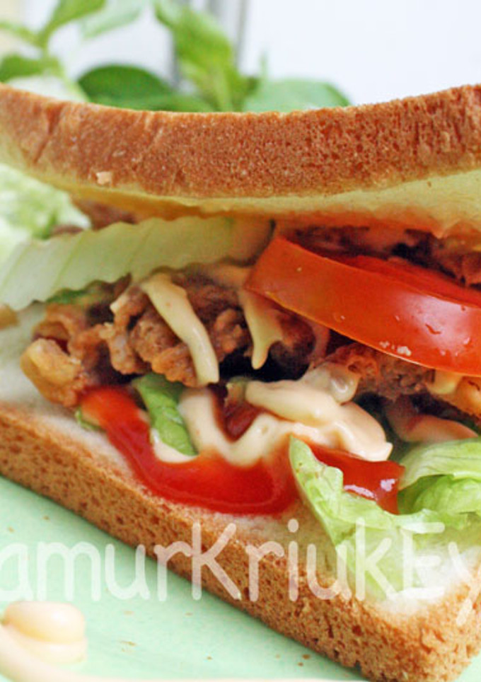 Foto resep Jamur Kriuk Eyang Sandwich