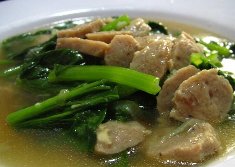 Pakcoy Tumis Bakso