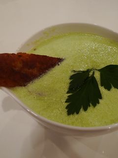 Foto resep Cucumber Soup with Fried Kekian