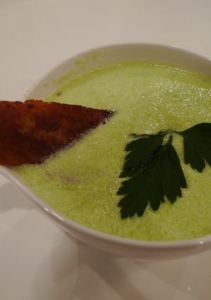 Foto resep Cucumber Soup with Fried Kekian