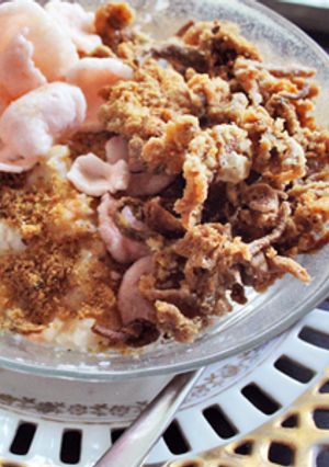 Foto resep Bubur Jamur Kriuk Eyang