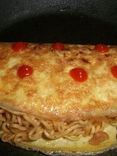 Foto resep Mie goreng + telor dadar