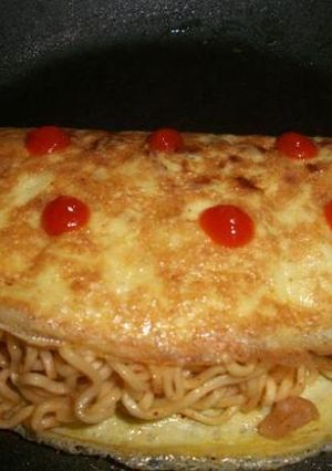Foto resep Mie goreng + telor dadar