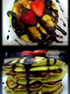 Foto resep pancake sederhana