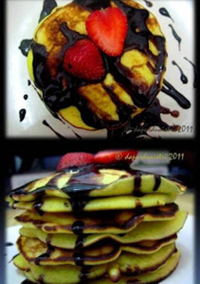 Foto resep pancake sederhana