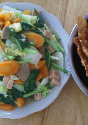 Foto resep Capcay Goreng Ham