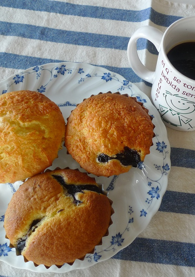 Foto resep Cheese and Blueberry Muffin