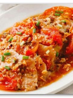 Foto resep Fried Fish Fillet with Fresh Tomatoes in Tausi Sauce