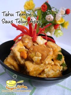 Foto resep Tahu Tempe Saus Telur Asin