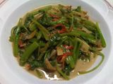 bayam gurih terasi