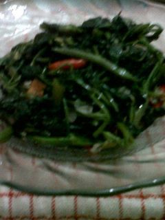 Foto resep Tumis kangkung pedes