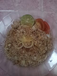Foto resep nasi goreng kornet