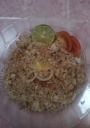 Foto resep nasi goreng kornet