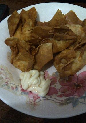 Foto resep Pangsit Udang Mayonaise