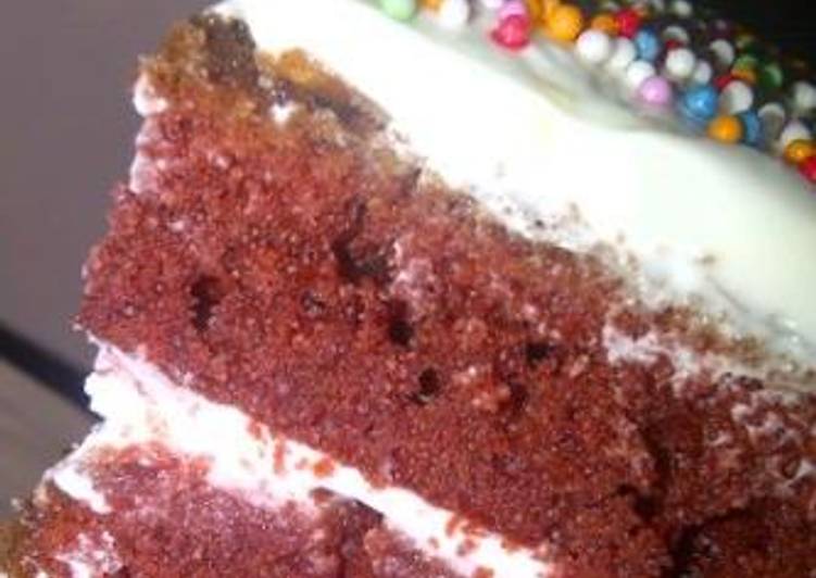 Red Velvet Cake with Cream Cheese Frosting