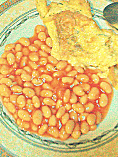 Foto resep Baked Bean with Scramble Eggs