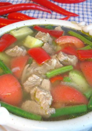 Foto resep Asem-Asem Daging Sayuran