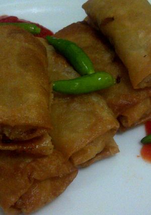 Foto resep Lumpia isi tahu dan sayuran ala Redy