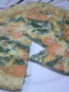 Foto resep Omelet Bayam Jagung