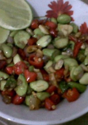 Foto resep sambal pete dasyat