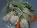 Baso Ayam Kuah Sayur