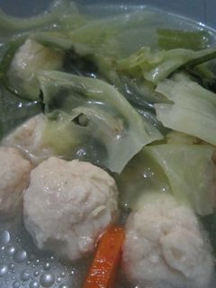 Foto resep Baso Ayam Kuah Sayur