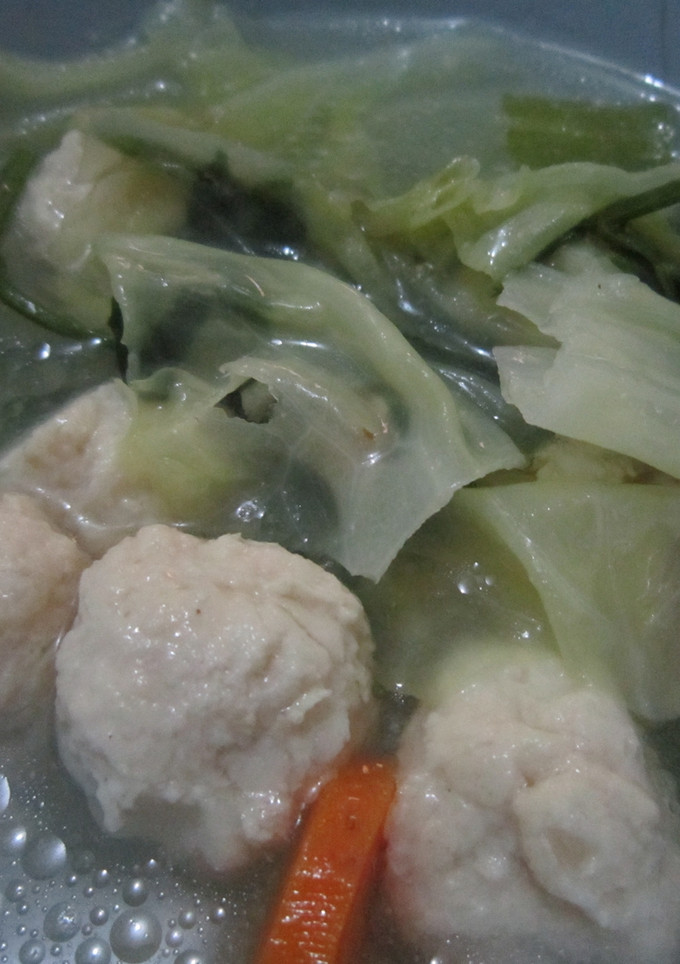 Foto resep Baso Ayam Kuah Sayur