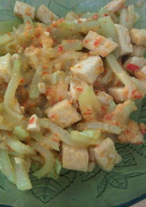 Foto resep Tumis Tahu dan Labu Pedas