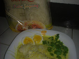 Ayam Gulung Bihun Kuah Lemak