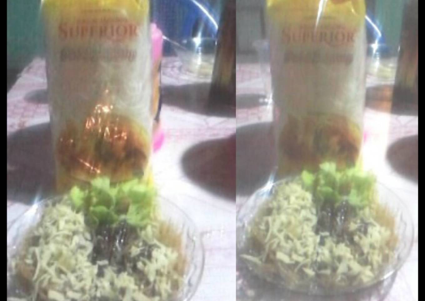Bihun superior spesial Pedas tabur keju