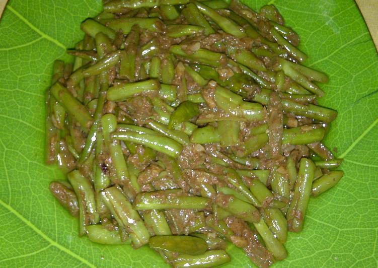 Resep TUMIS BUNCIS KELAPA GONGSENG, Bisa Manjain Lidah