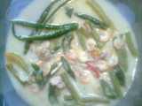 GULAI PUTIH UDANG KACANG PANJANG