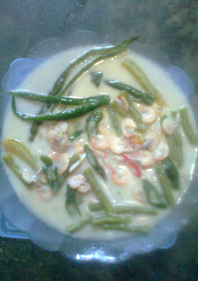 Foto resep GULAI PUTIH UDANG KACANG PANJANG