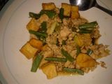 Buncis ayam Tahu