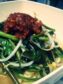 Foto resep Mie Kangkung Sambel Pecel