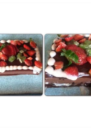 Foto resep Homemade tiramisu fruit puding