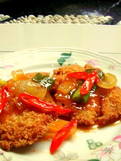 Foto resep Oyster Mushroom Katsu Spicy Sour Sauce