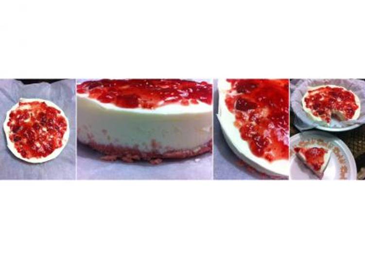 Resep Strawberry Cheese Cake Anti Gagal