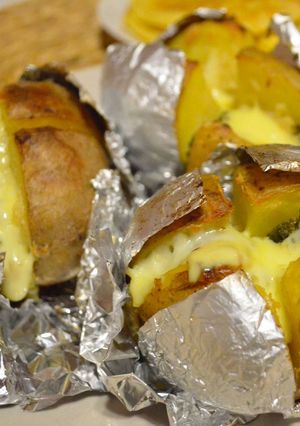 Foto resep Kentang panggang saus keju