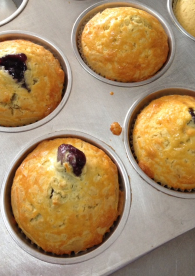 Foto resep blueberry muffin
