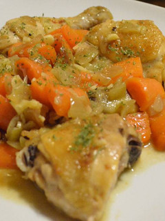 Foto resep Baked chicken with vegetable