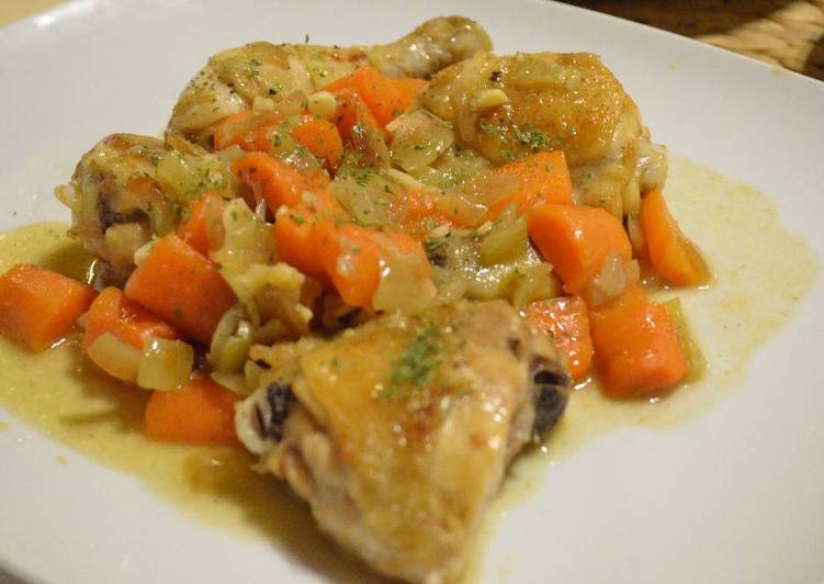Resep Baked chicken with vegetable | Cara Masak Baked chicken with vegetable Yang Lezat Sekali