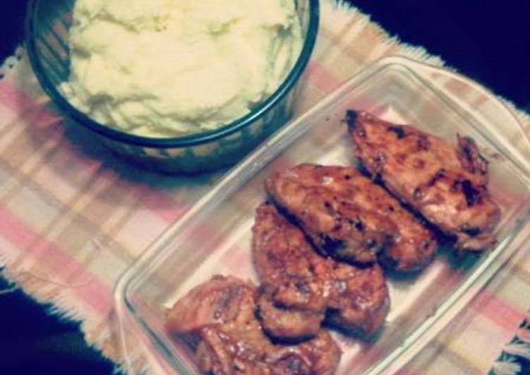 8 Resep: mashed potato and bbq chicken Anti Ribet!